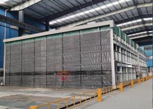 China Retractable Heavy Machinery Painting Booth For Customized Metal Workpiece factory
