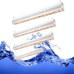 Full Spectrum Waterproof Led Grow Light Bar 300W For Veg Bloom White Shell