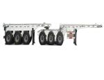 90tons Max Payload Superlink Flatbed Semi Trailer for 20 feet Container