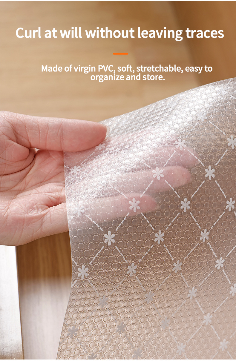 Non-slip Padded Fridge Mat for Kitchen Accessories Bathroom and Transitional Design Style