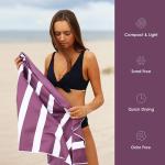 Absorbent Microfiber Beach Towel Custom Printed and Double-sided Velvet for