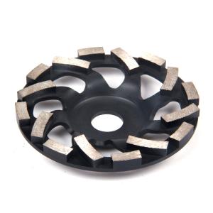 China Segmented Sector Shaped Turbo Diamond Abrasive Wheel Tungsten Carbide Material factory