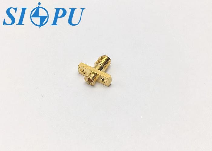Precision SSMA Female Flange Connector for 2.2mm Semi-Rigid/Semi-Flex Cable