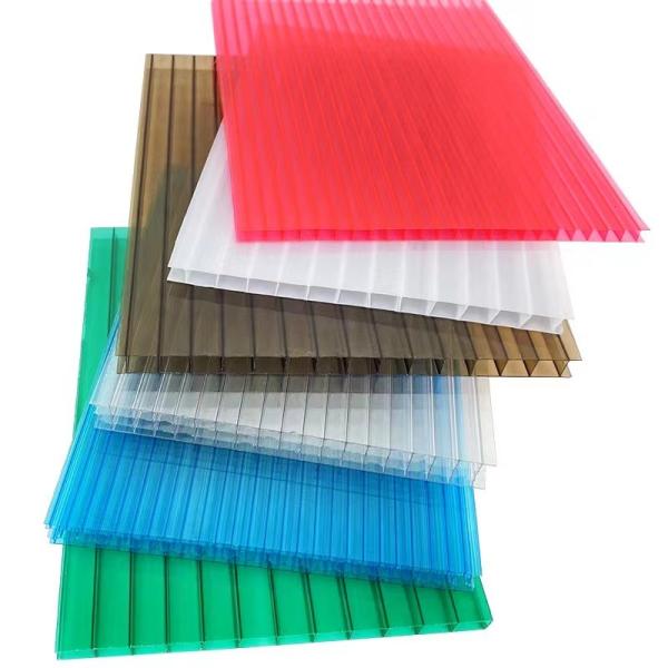 Impact Resistant Hollow Polycarbonate PC Roof Tile For Greenhouse Parking Cover