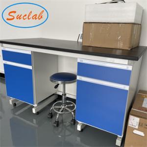 China Steel Hospital Chemistry Lab Desk , Multipurpose Science Laboratory Table factory
