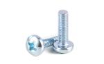 Blue Zinc Plated Steel Pan Head Phillips Screws Alloy Steel Rounded Head Screws