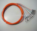 Waterproof FC / PC Fiber Bundle Pigtail MM 50 / 125um Multimode OS1 SM MM OM1