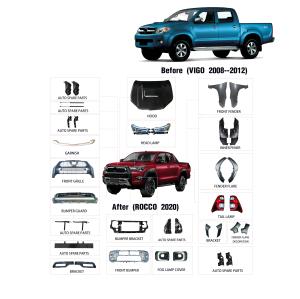 China 2012 Vigo Upgrade To Hilux Rocco 2021 4x4 Car Body Accessories factory