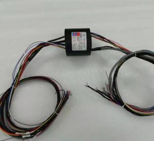 China Radar Antenna Ethernet Slip Ring Integrate RS422 Signal Aluminum Alloy Housing factory