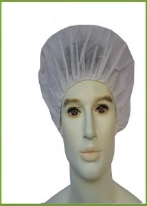 China 18'' 21'' 24'' Disposable Hair Cover , Disposable Nurse Cap Economic For Operating Room factory