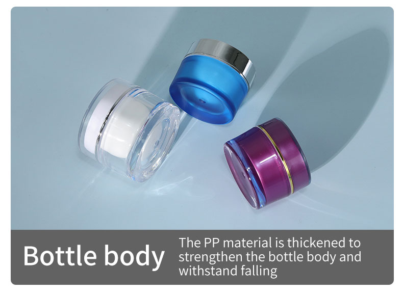 Round Shape Eye Cream Bottle for Cosmetic Packaging from Acrylic Plastic