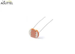 China 12mm Plastic Coated LDR Light Dependent Resistor GM12528 10-20K For Light Control factory