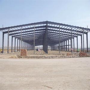 China Modern Prefab Steel Structure Building Warehouse Workshop Aircraft Hangar and Office House factory