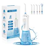 Teeth Cleaning Electric Dental Water Flosser with 30-Day Battery Life and 300ml