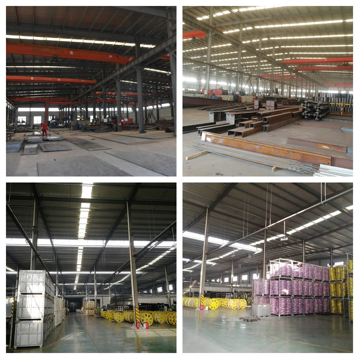 Chinese Factory Made Prefab Workshop Portal Frame Construction With Low Cost For Storage