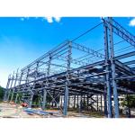 Galvanized Anti Rust Metal Manufacturing Plant With Steel Structure Building