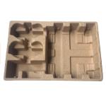 Dry Press Eco Recycled Corrugated Box Tray Sustainable Brown FSC Approved For