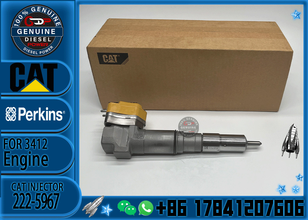 Excavator Injector 196-1401 1961401 222-5967 2225967 10R-9238 0R-9349173-9267 for 3126 Engine Parts Diesel Nozzle Assemb