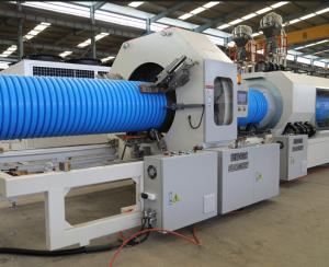 China Water Cooling Type Corrugated Tube DWC Pipe Manufacturing Machine factory