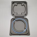 ESD Black Wafer Shipping Box Anti Static Matched With Hoop Ring Suitable For 4