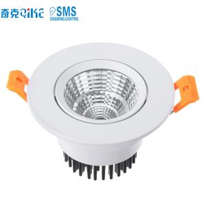 China 12W COB LED Ceiling Downlight Recessed High Power Indoor IP44 Down Light 5000K White factory