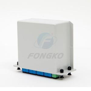 China 1x16 Plc G657A1 0.9Mm Cassette Gpon Fiber Optic Splitter Box Insertion Type factory