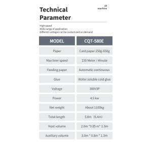 Mini PLC Controlled Folder Gluer Machine for Small Box Folding and Gluing
