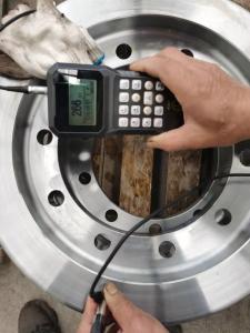 China ISO Small Steel Rail Wheels 1450mm Diameter 150-560HB Hardness factory