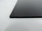 Reusable ESD Corrugated Plastic Sheet , Black Corrugated Plastic Board