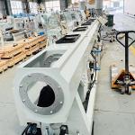 Sinohs 75/250mm HDPE Pipe Making Machine PE Production Line Extruder For Plastic