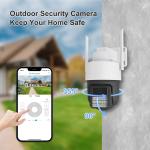 Smart Wireless Night Vision Waterproof WIFI PTZ CCTV IP Network Camera With