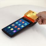 Multifunctional 7.1 Smart Android Handheld POS Terminal Mini Printer