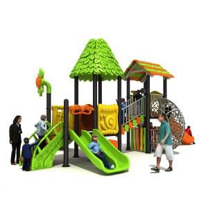 China Outdoor Custom Playground Kids Plastic Slide 19034 PVC Coated Entertainment Funny factory