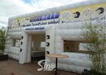 Multifunctional Inflatable white Cube Tent with windows For outdoor Exhibition