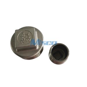 China ASTM A351 304 316 Stainless Steel Square Plug Casting Pipe Fittings factory