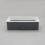 Aluminum Alloy Plate Brush Cover Desktop Socket Hidden In Desk Table For