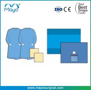 China Customized Surgical Ophtalmic Drape Pack With Gown factory