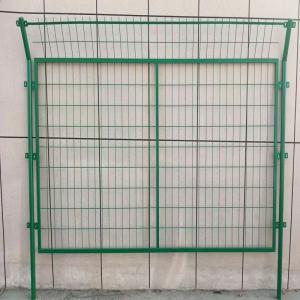 China 1.5m High Black Welded Mesh Fencing Strong and Sturdy Protection for Your Property factory