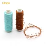 Chemical-Resistant 1mm 100% Polyester Leather Round Waxed Thread for Hand-sewn