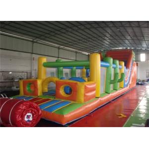 Fire Resistant Huge Inflatable Obstacle Course Playground / Obstacle Course