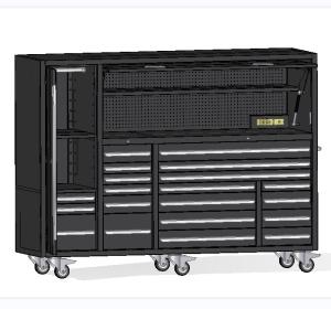 China Stainless Steel Handles 84inch 20 Drawer Tool Cabinet for Heavy Duty Storage Solutions factory