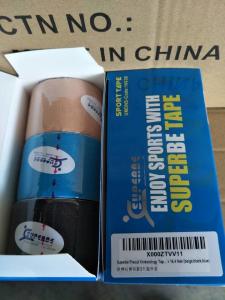 China Ultra Flexible Kinesiology Tape Roll , athletic muscle support tape For Rehabilitation factory
