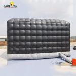 Black color Mobile Inflatable Nightclub Tent Blow Up Disco Tent CE EN14960