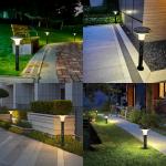 Bright Solar Lawn Lamps For Outdoor Back Yard Lighting Exterior Good Quality