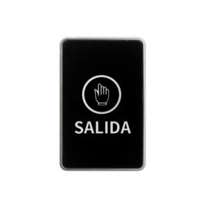 Buy cheap Spanish Text Black Touch sensor Exit Button 86*50mm from wholesalers
