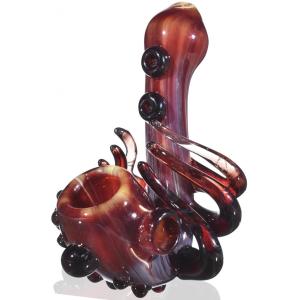 China 5Inch Funny Glass Hand Pipes Heady Tobacco Pipe 3D DrawingPyrex Glass Spoon Pipe Smoking factory