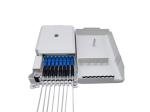 Indoor IP54 Wall Mounted White FTTH Fiber Optic Cable Termination Box Mini