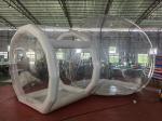 Outdoor Transparent bubble house with balloons Wedding Party bouncy bubble house