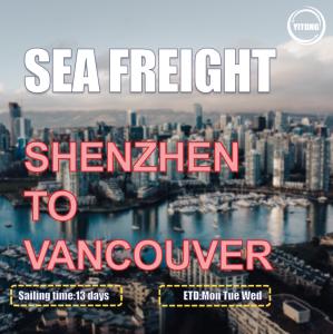 China HMM YML Liner International Sea Freight From China To Canada Vancouver factory