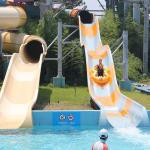 Commercial Fiberglass Water Slide Splash Park Water Playground Equipment Aqua